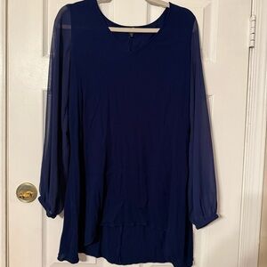 Express Deep Blue Top